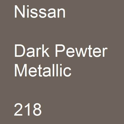 Nissan, Dark Pewter Metallic, 218.